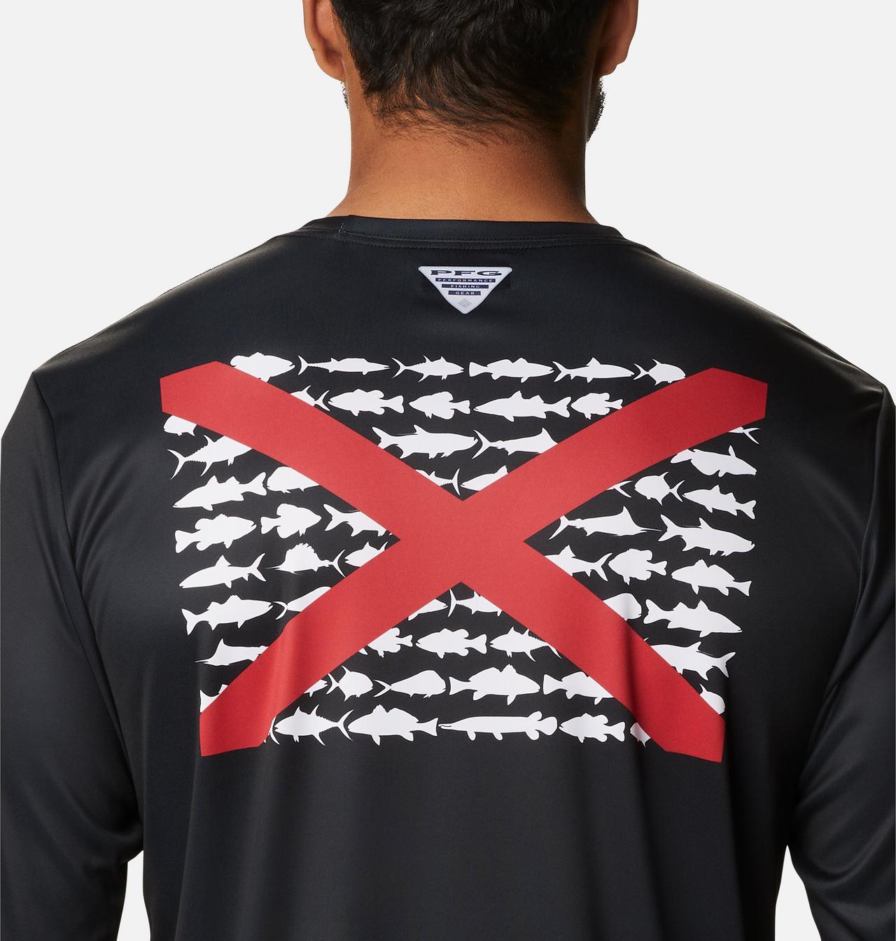 Men's PFG Terminal Tackle Fish Flag™ Long Sleeve Shirt - Tall 5