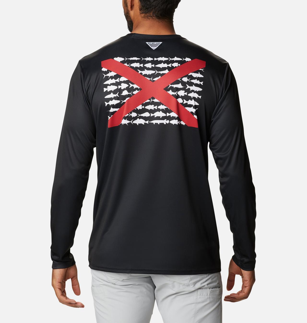 Men's PFG Terminal Tackle Fish Flag™ Long Sleeve Shirt - Tall 2