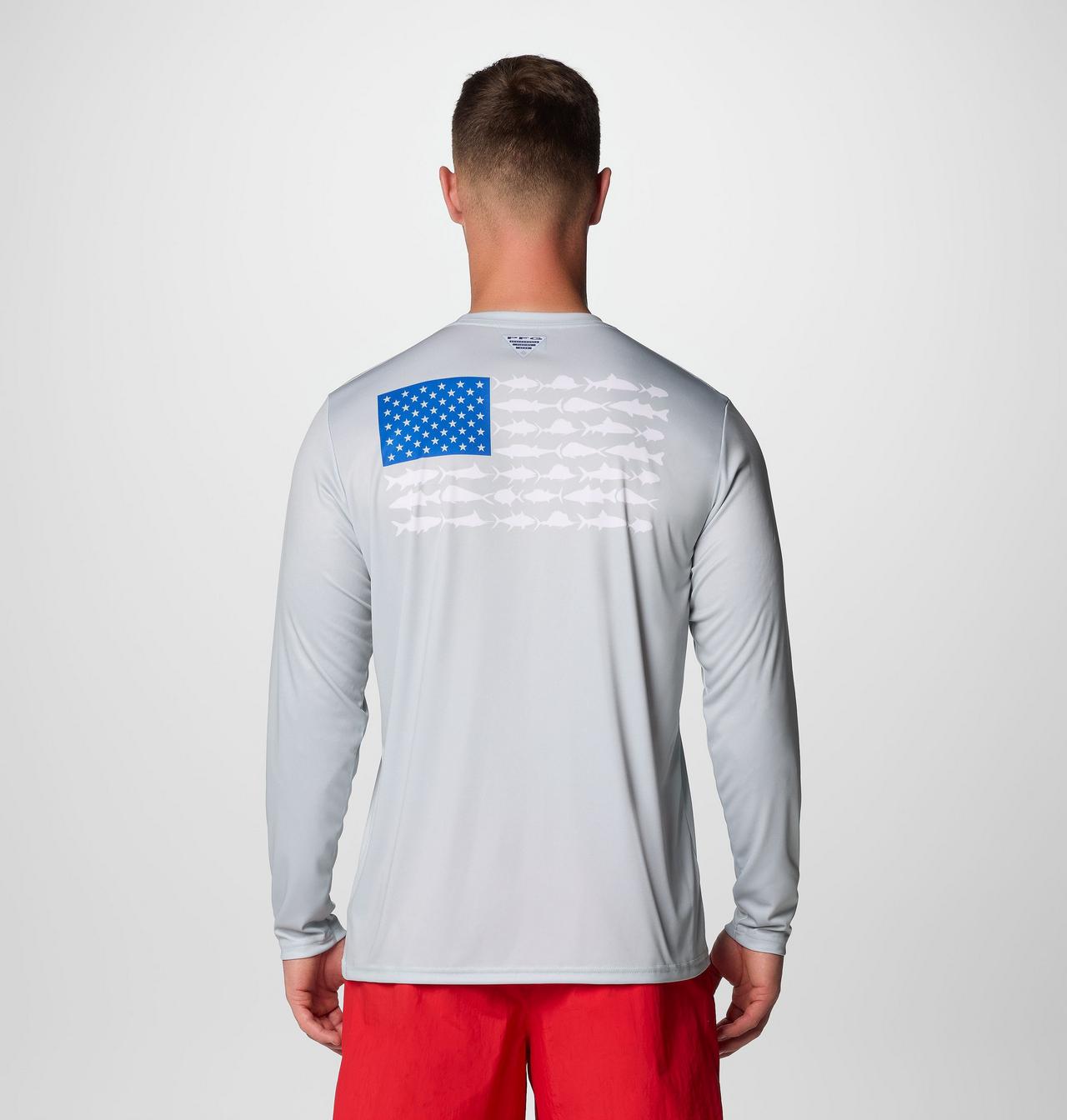 Men's PFG Terminal Tackle Fish Flag™ Long Sleeve Shirt - Tall | 018 | 4XT 1