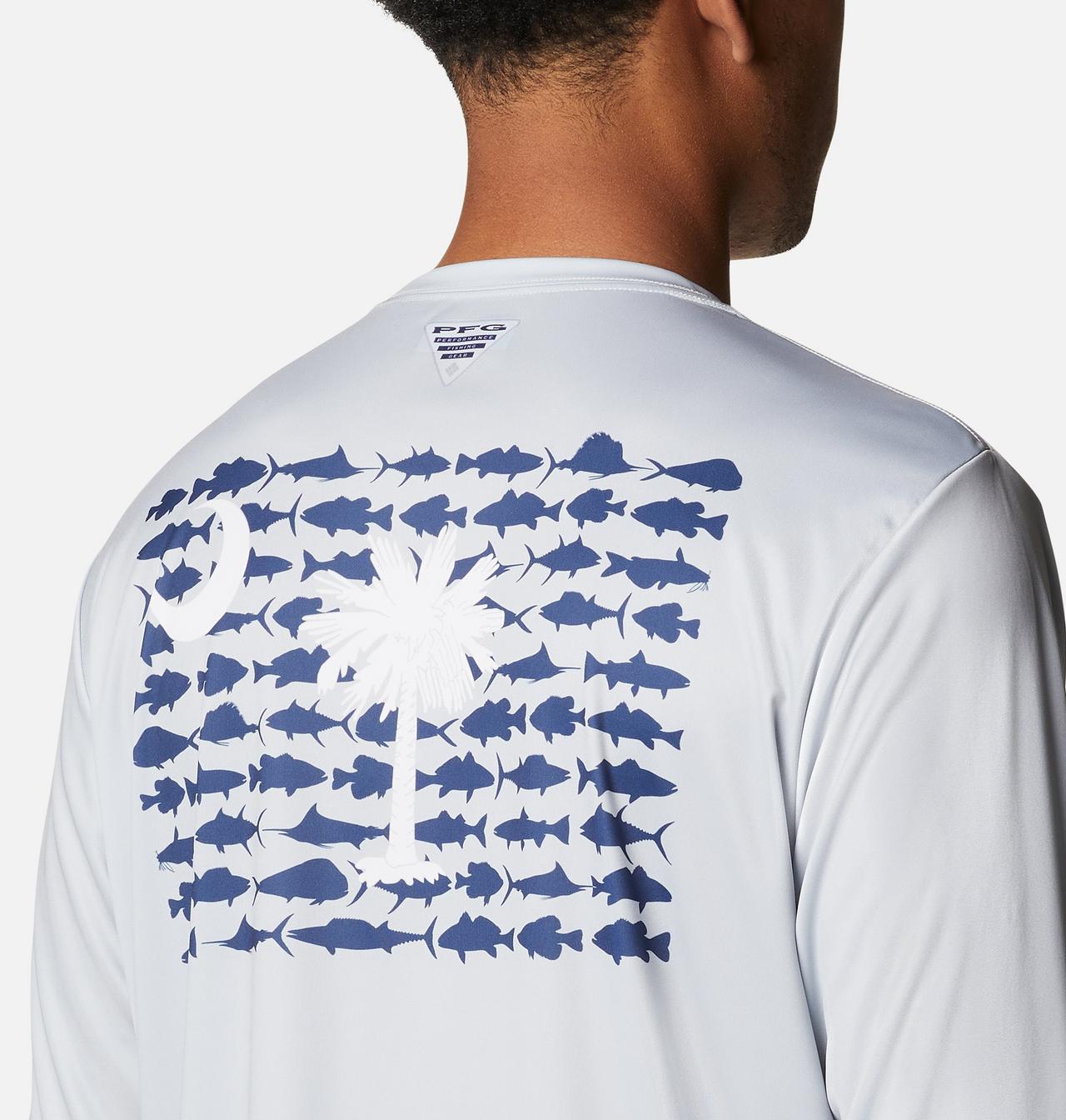 Men's PFG Terminal Tackle Fish Flag™ Long Sleeve Shirt - Tall 5