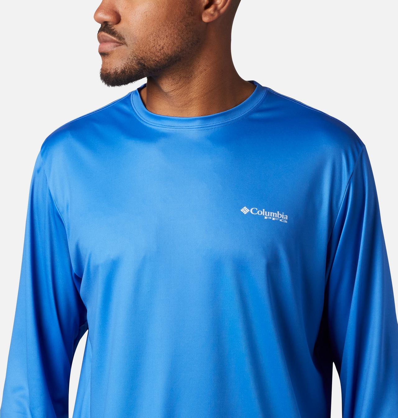 Men's PFG Terminal Tackle Fish Flag™ Long Sleeve Shirt - Tall 4