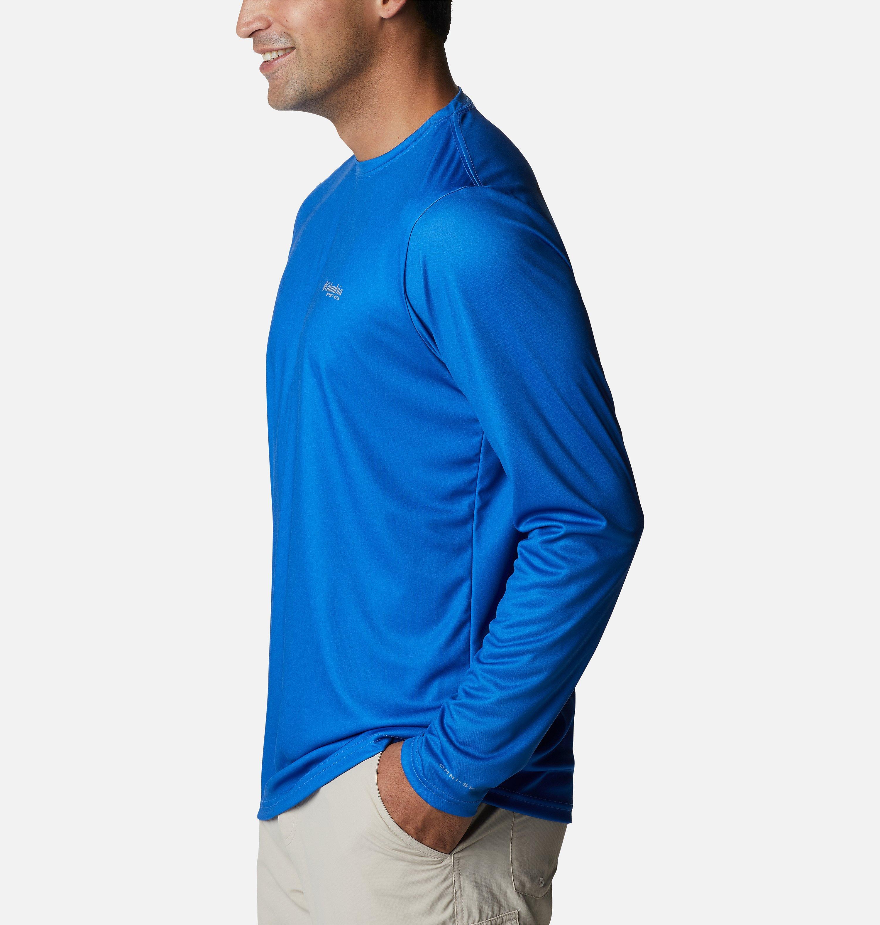 Men's PFG Terminal Tackle Fish Flag Long Sleeve Shirt - Tall 3