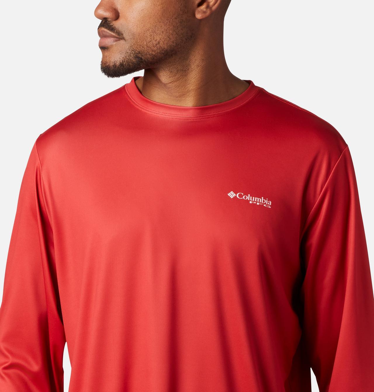 Men's PFG Terminal Tackle Fish Flag™ Long Sleeve Shirt - Tall 4