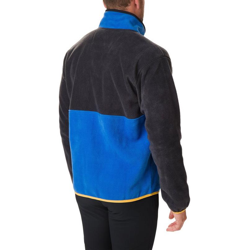 Men's Back Bowl Fleece, Color: Azul, Black, Stinger, image 2