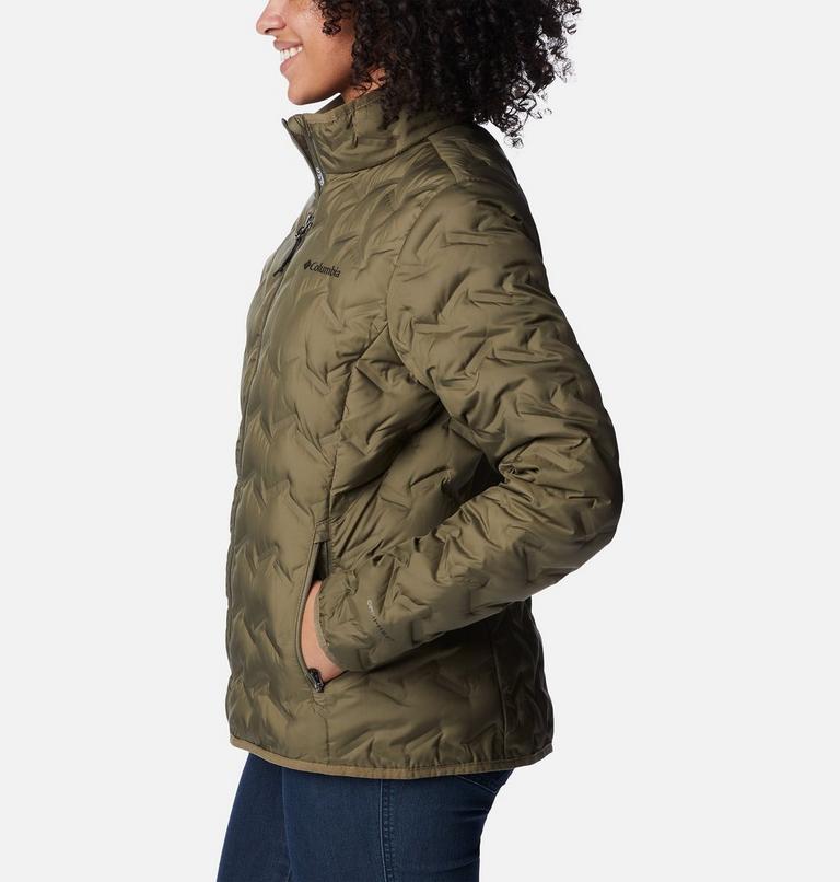 Women's Delta Ridge Down Jacket, Color: Stone Green, image 3