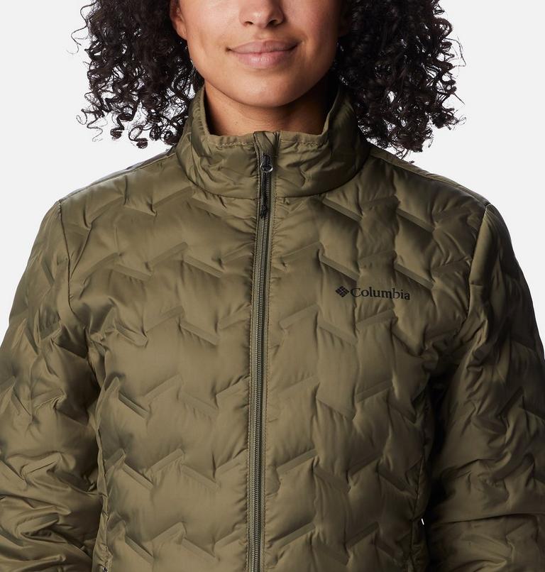 Women's Delta Ridge Down Jacket, Color: Stone Green, image 4