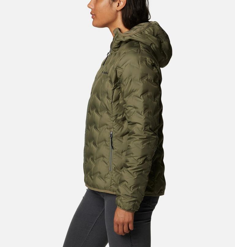 Delta Ridge Down Hooded Jacket | 397 | XS, Color: Stone Green, image 3