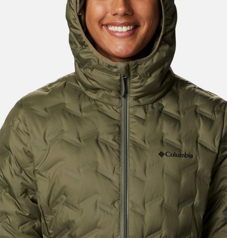 Delta Ridge Down Hooded Jacket | 397 | XS, Color: Stone Green, image 4