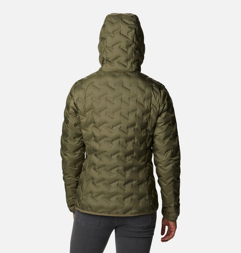 Delta Ridge Down Hooded Jacket | 397 | XS, Color: Stone Green, image 2