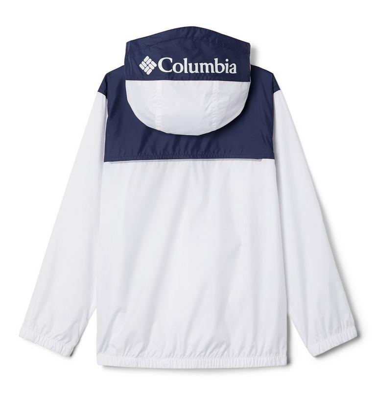 Youth Bloomingport Windbreaker, Color: White, Nocturnal, image 2