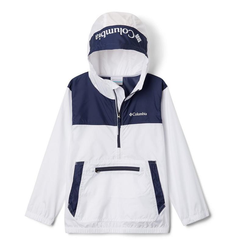 Youth Bloomingport Windbreaker, Color: White, Nocturnal, image 1