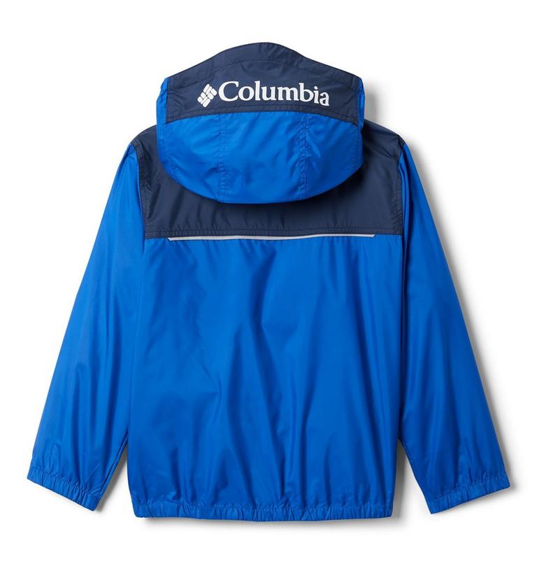 Youth Bloomingport Windbreaker, Color: Azul, Collegiate Navy, image 4
