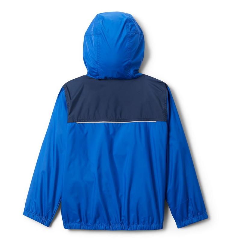 Youth Bloomingport Windbreaker, Color: Azul, Collegiate Navy, image 2