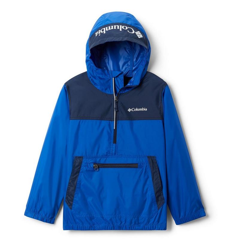 Youth Bloomingport Windbreaker, Color: Azul, Collegiate Navy, image 1