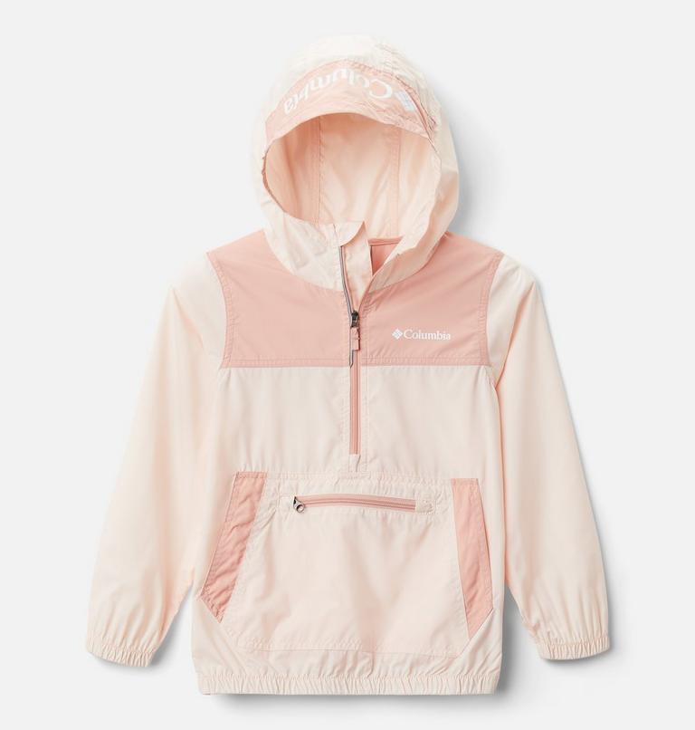 Youth Bloomingport Windbreaker, Color: Peach Quartz, Faux Pink, image 1
