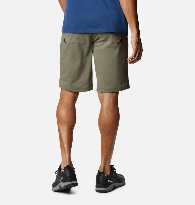 Men's Tech Trail Hiking Shorts, Color: Stone Green, image 2