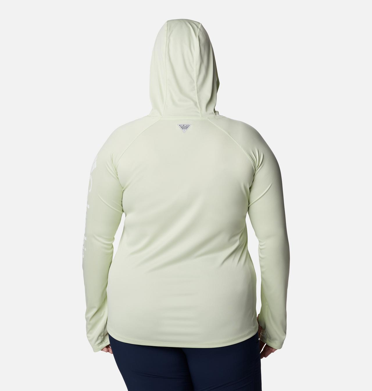 Women's PFG Tidal Tee™ Heather Hoodie - Plus Size 2