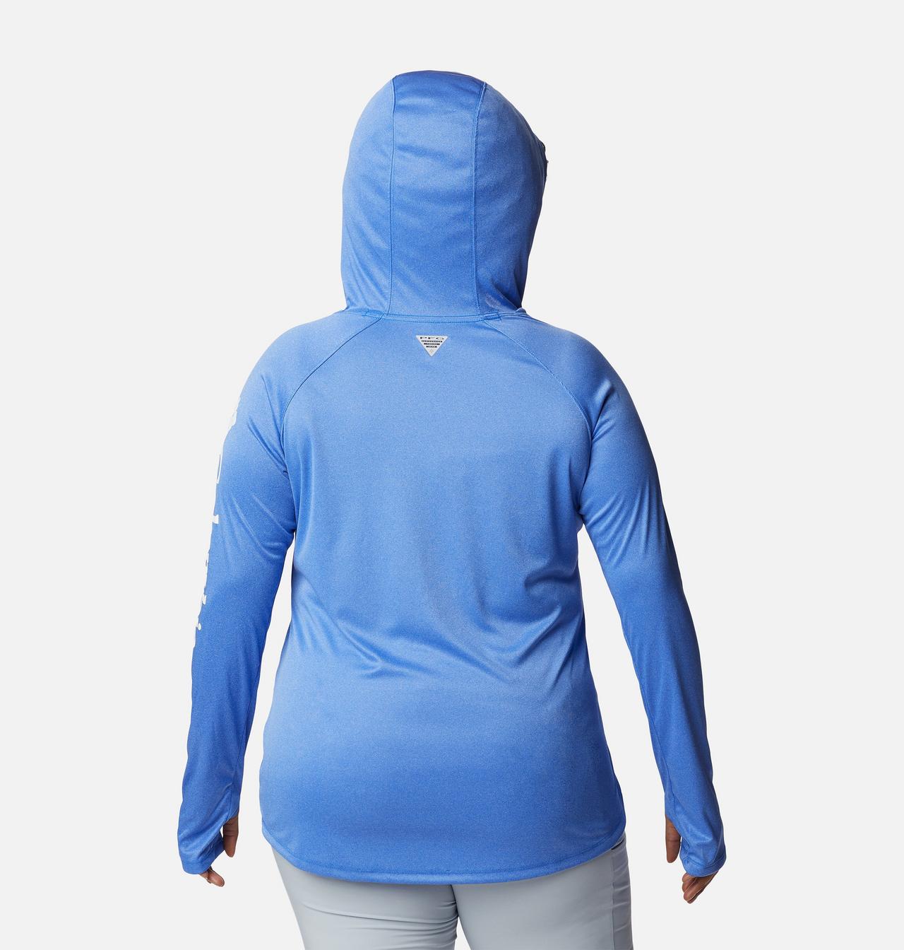 Women's PFG Tidal Tee™ Heather Hoodie - Plus Size 2