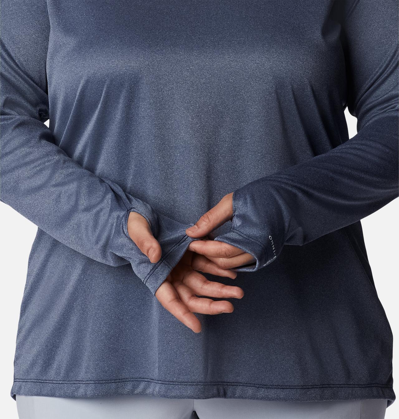 Women's PFG Tidal Tee™ Heather Hoodie - Plus Size 6