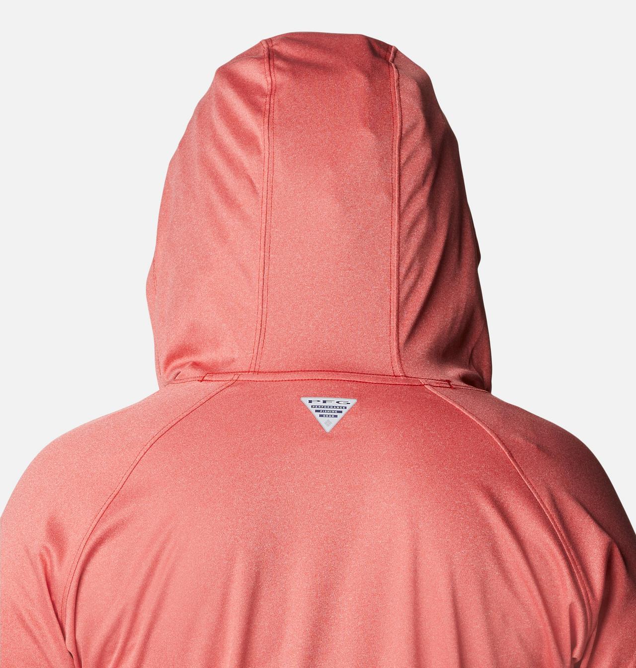 Women's PFG Tidal Tee™ Heather Hoodie - Plus Size 5