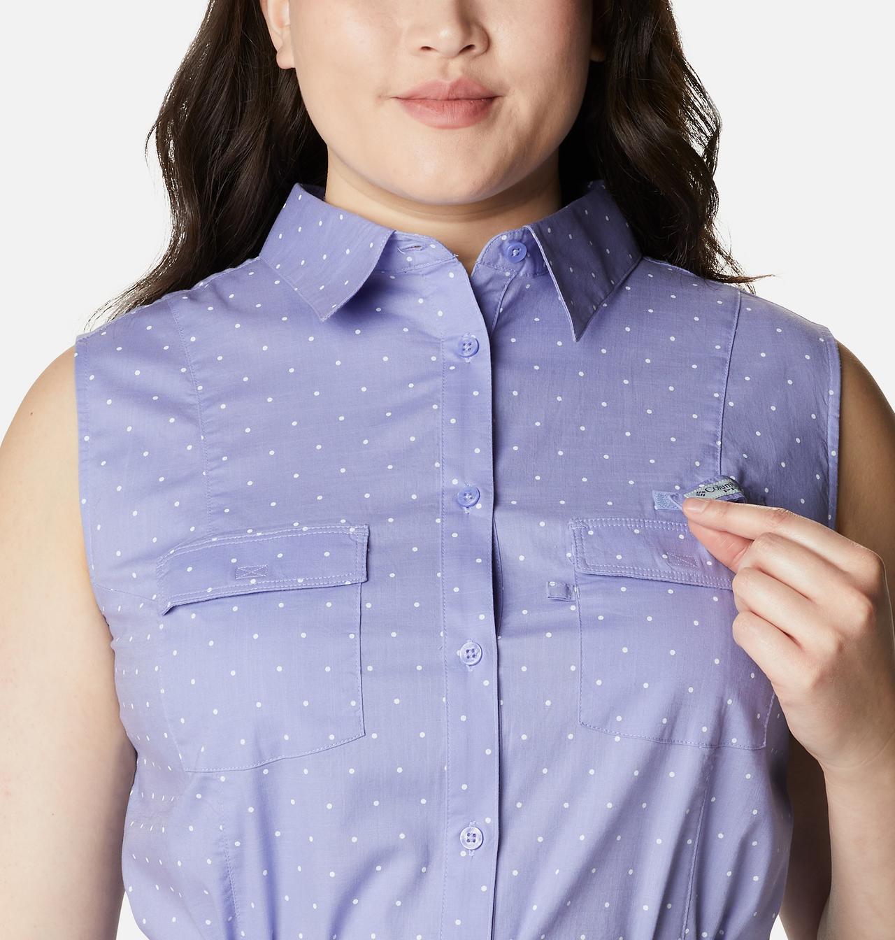 Women's PFG Bonehead™ Stretch Sleeveless Dress – Plus Size 4