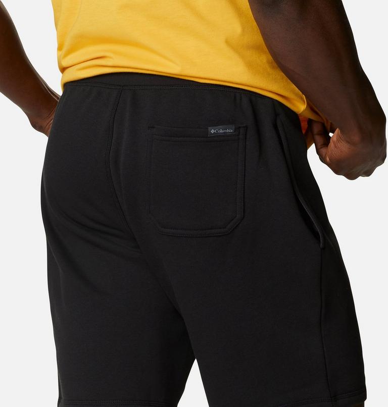 Men's Columbia Logo Fleece Shorts, Color: Black, image 5