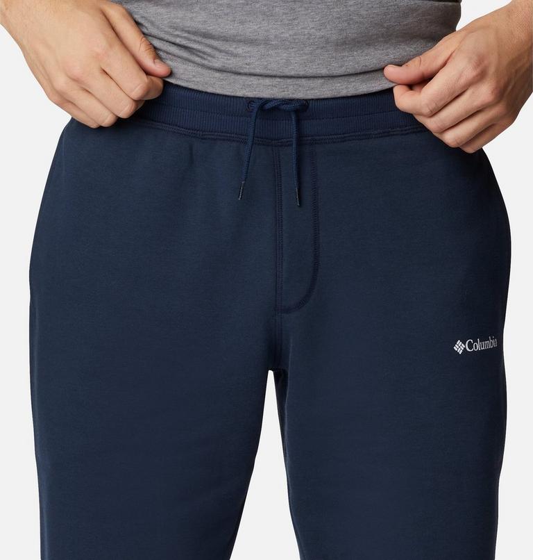 Men's Columbia Logo Fleece Shorts, Color: Collegiate Navy, image 4