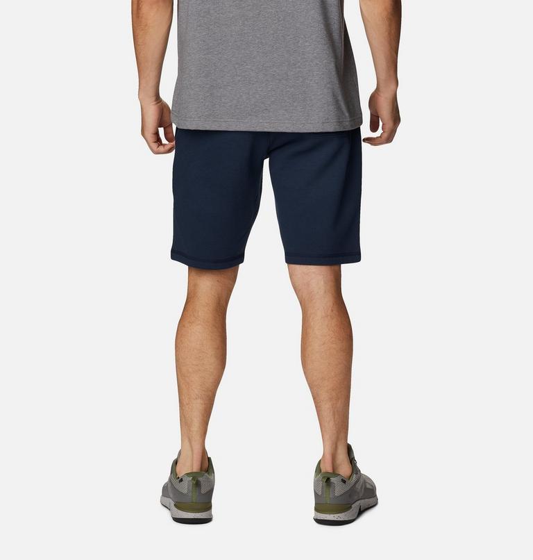 Men's Columbia Logo Fleece Shorts, Color: Collegiate Navy, image 2