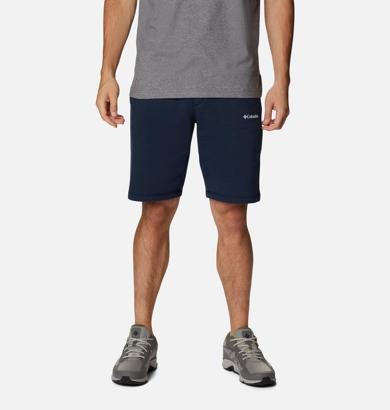 Men's Columbia Logo Fleece Shorts, Color: Collegiate Navy, image 1