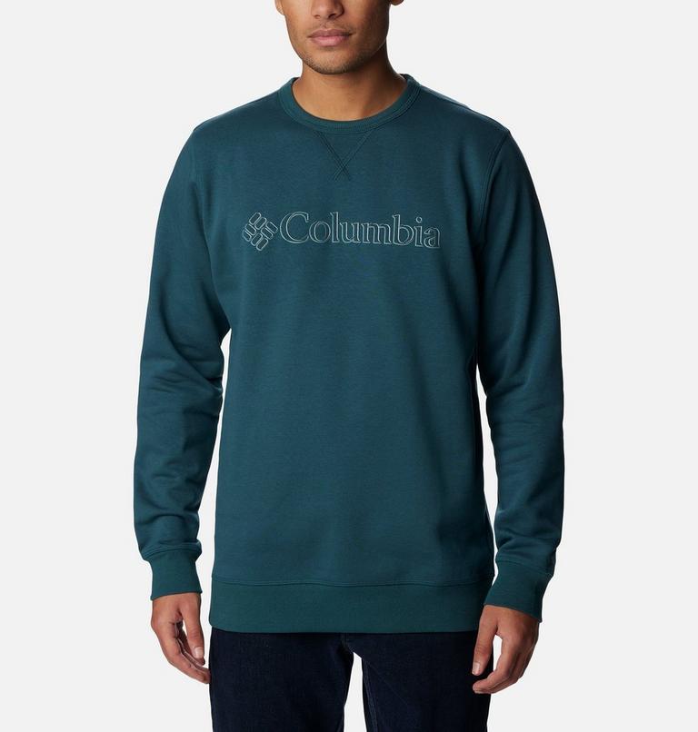 M Columbia Logo Fleece Crew | 414 | XXL, Color: Night Wave, CSC Branded Shadow Logo, image 1