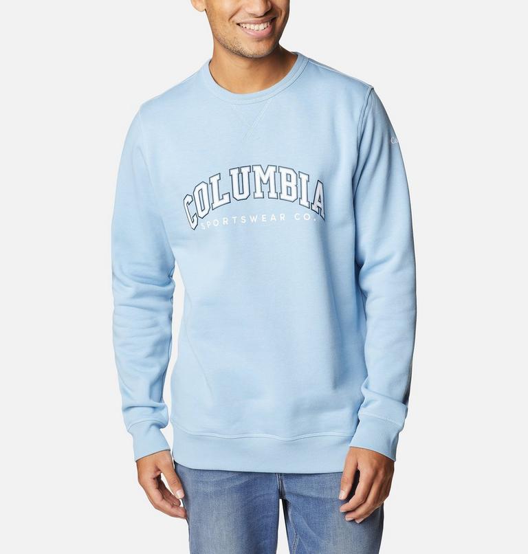M Columbia Logo Fleece Crew | 430 | XL, Color: Jet Stream, CSC Varsity Arch 2, image 1