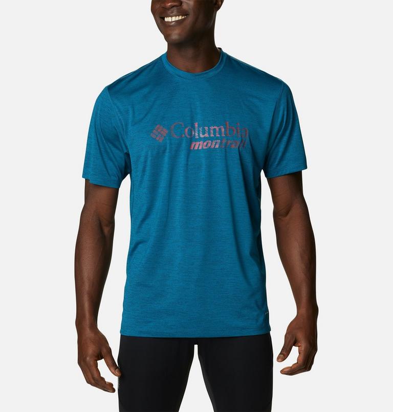 Men's Trinity Trail Technical T-Shirt, Color: Siberia, image 1