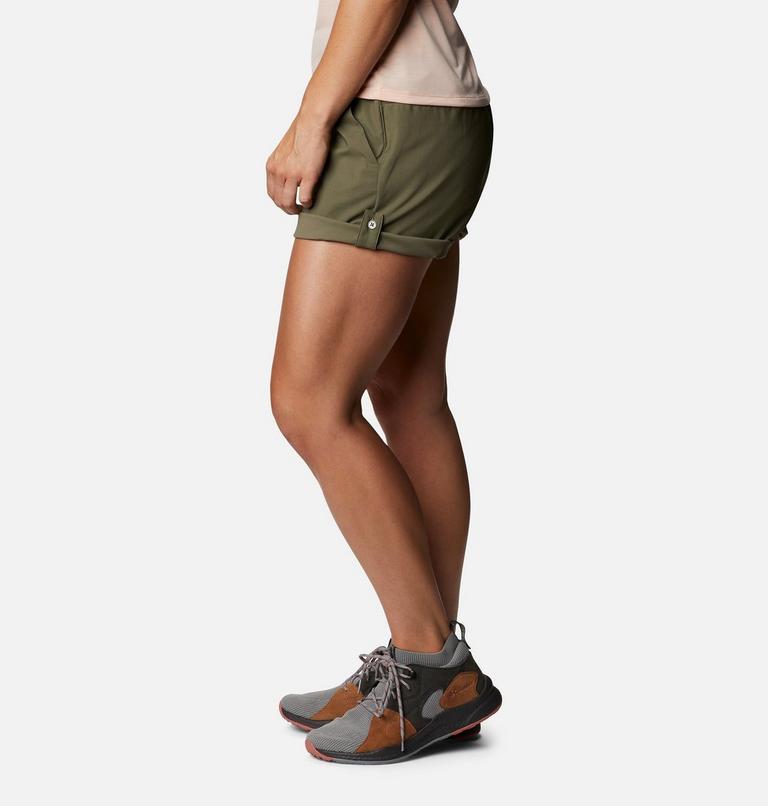 Women's Firwood Camp II Shorts, Color: Stone Green, image 3