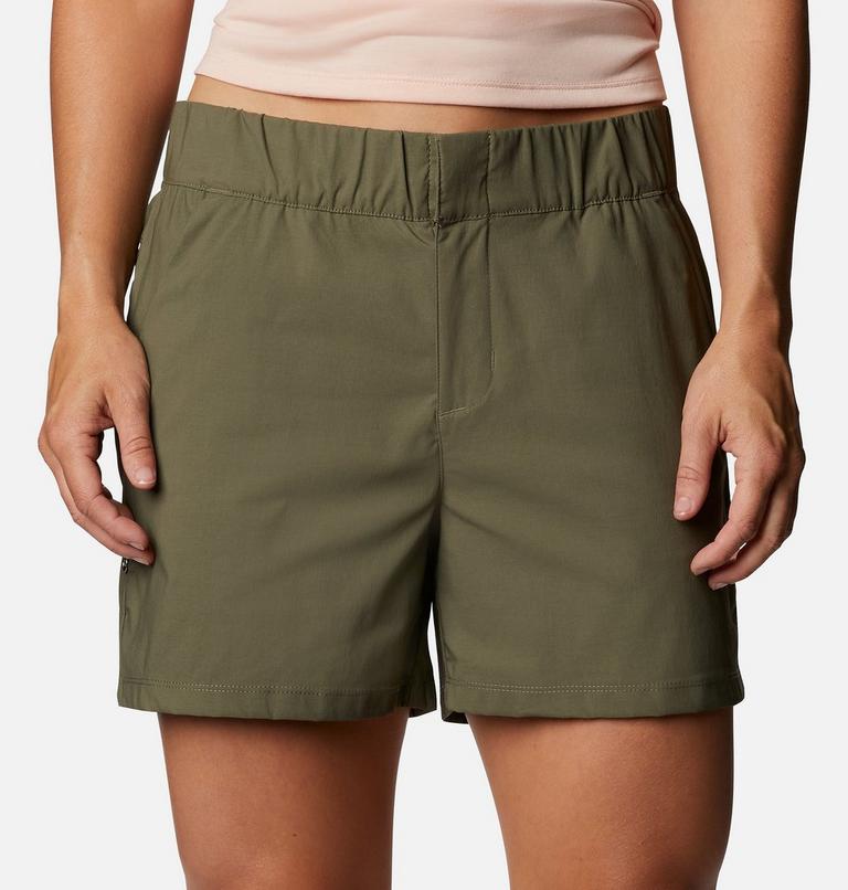Women's Firwood Camp II Shorts, Color: Stone Green, image 4