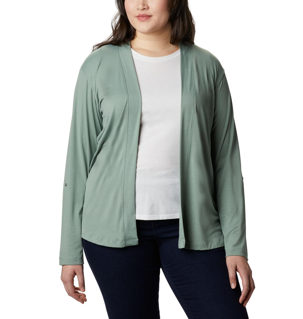 Women's Essential Elements™ Cardigan – Plus Size 1