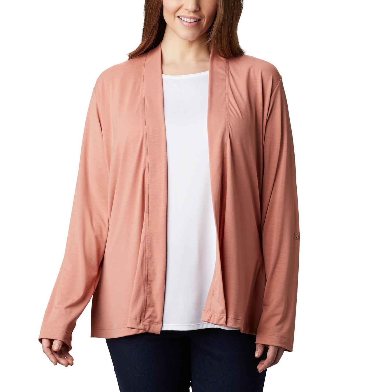 Women's Essential Elements™ Cardigan – Plus Size 1
