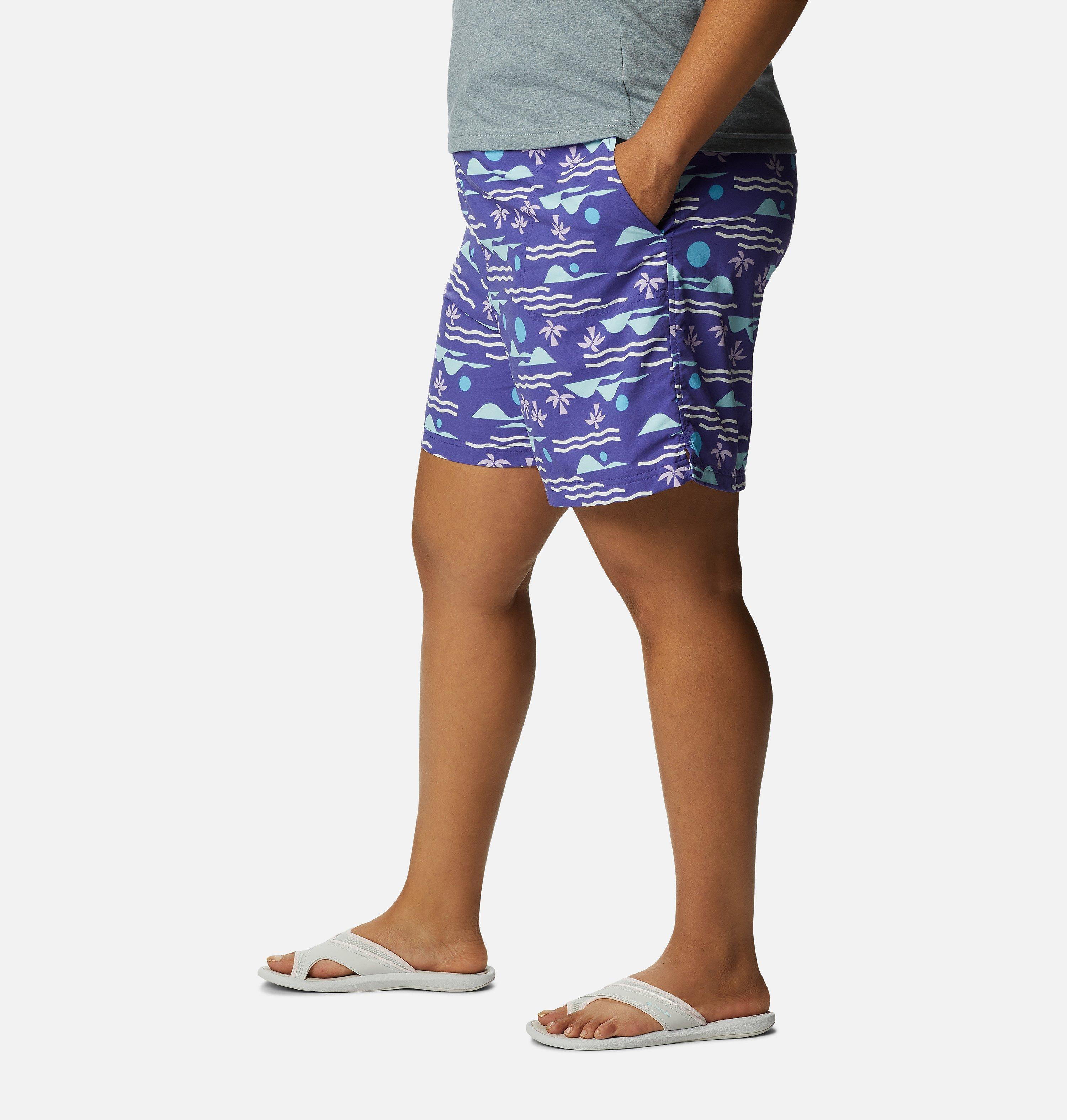 Women's Sandy River II Printed Shorts - Plus Size 3