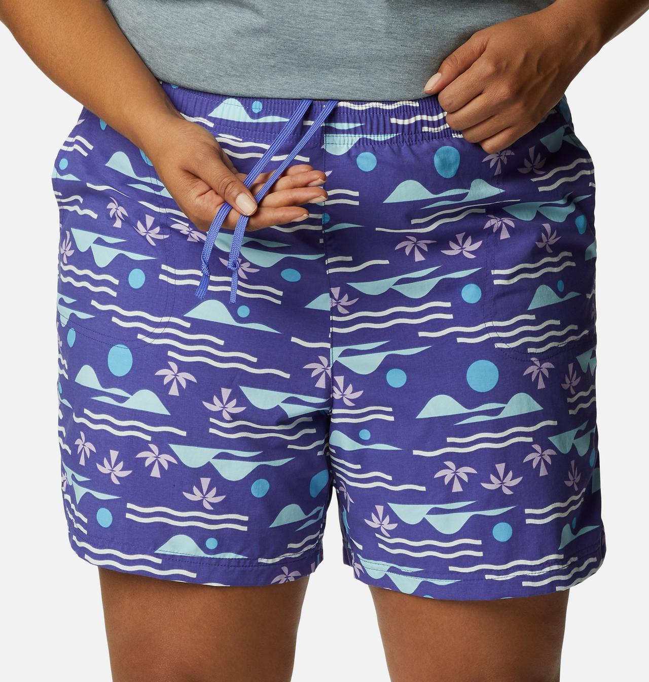 Women's Sandy River™ II Printed Shorts - Plus Size 4