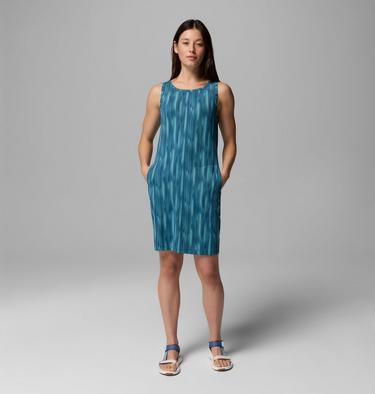 Women's Chill River Printed Dress, Color: Everblue, Shimmer, image 1