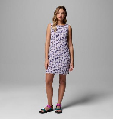 Women's Chill River Printed Dress, Color: Lavender Pearl, Floweret, image 7