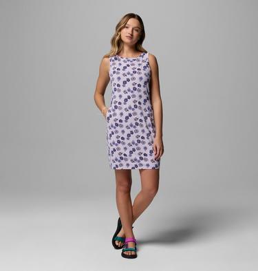 Women's Chill River Printed Dress, Color: Lavender Pearl, Floweret, image 8