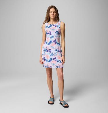 Women's Chill River Printed Dress, Color: Snowdrift Pasteled, image 9