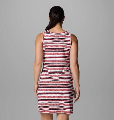 Women's Chill River Printed Dress, Color: Daredevil Spaced Stripe, image 10