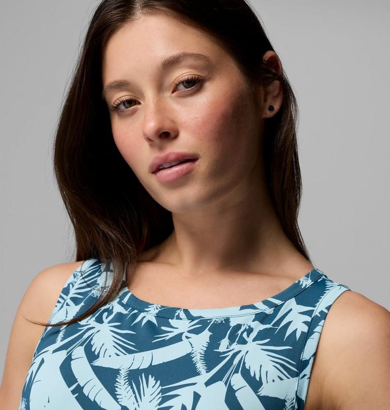 Women's Chill River Printed Dress, Color: Everblue, Botaniflage Tonal, image 5