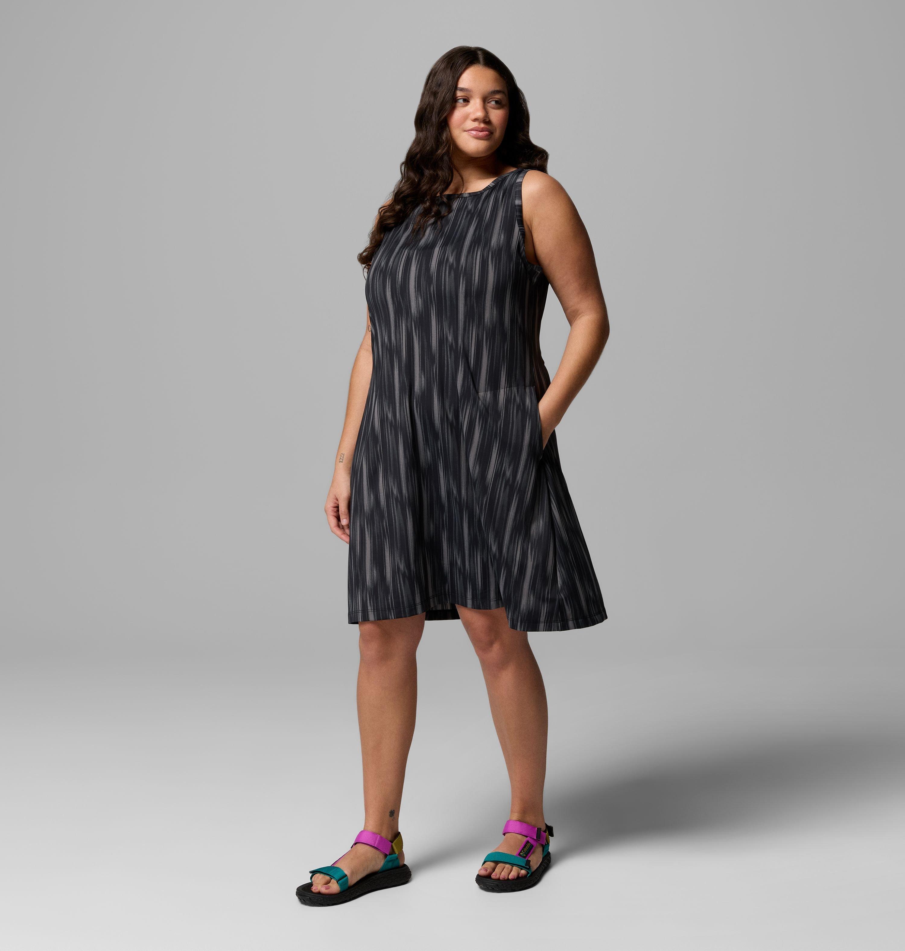 Women's Chill River Printed Dress - Plus Size | 017 | 3X 4