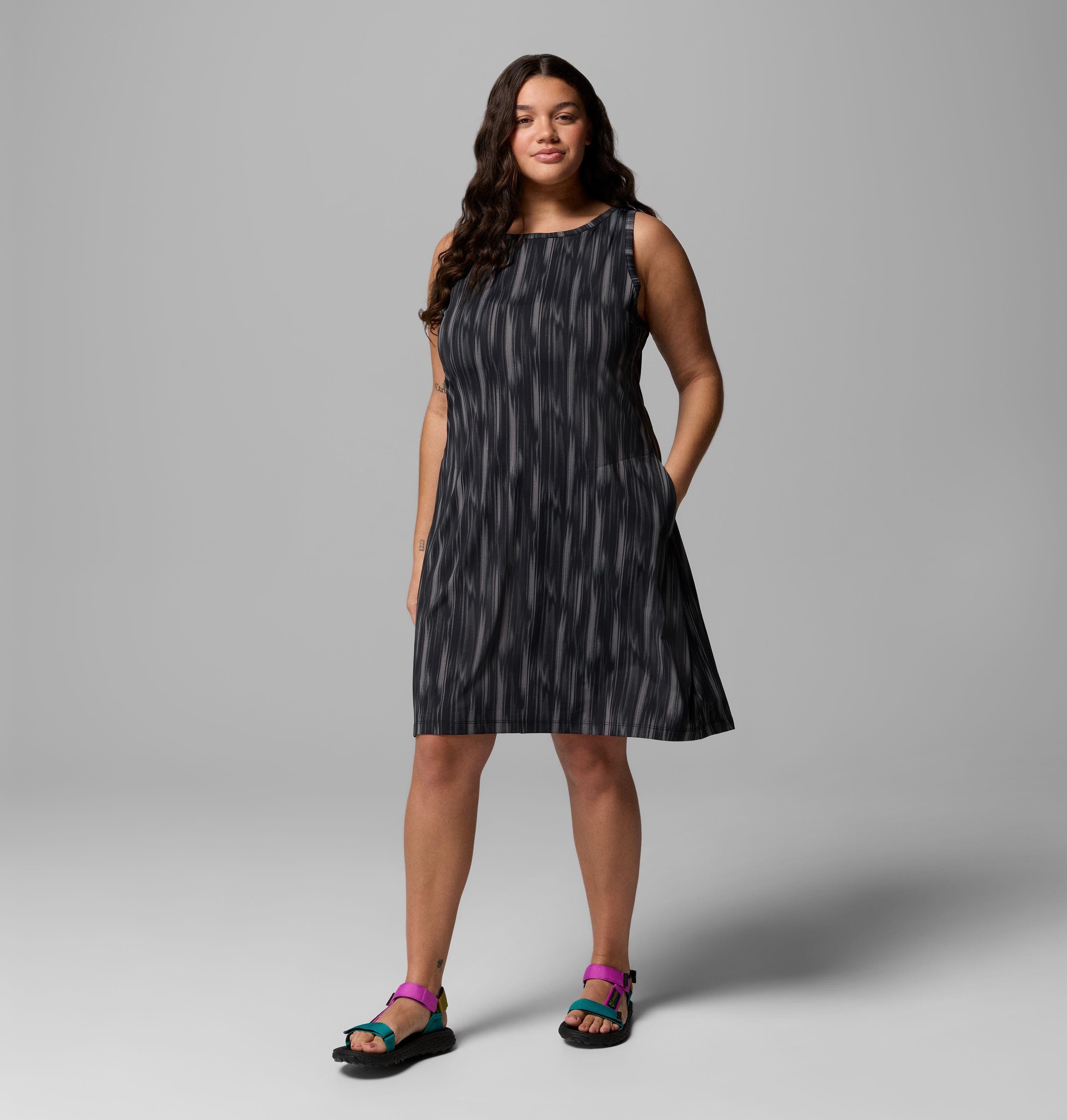 Women's Chill River Printed Dress - Plus Size | 017 | 3X 2