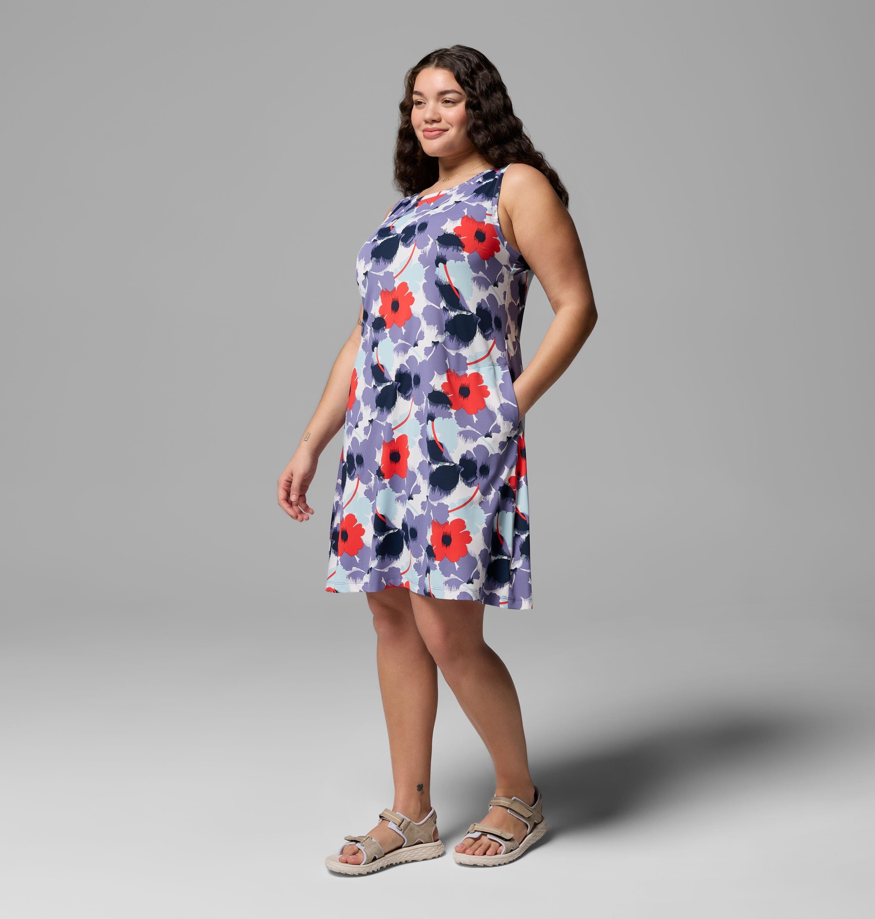 Women's Chill River™ Printed Dress - Plus Size | 608 | 3X 4