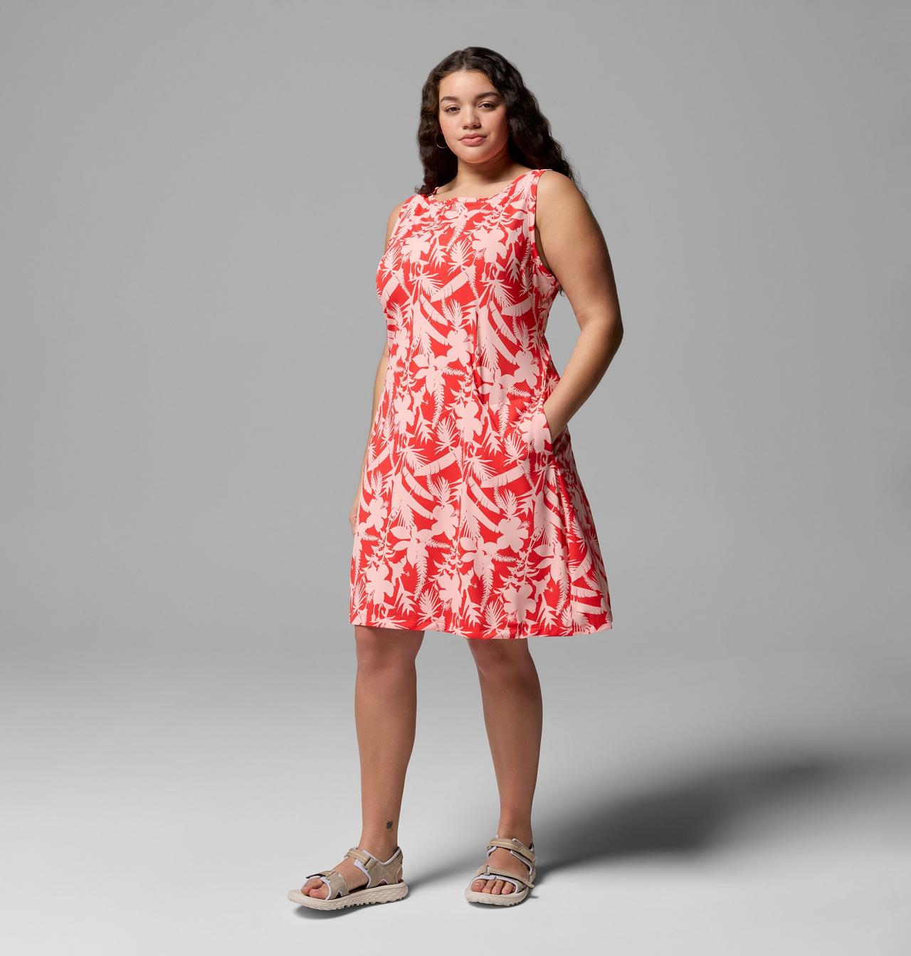 Women's Chill River Printed Dress - Plus Size 4