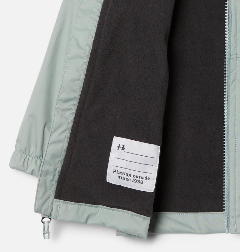 Boys' Toddler Rainy Trails Fleece Lined Jacket, Color: Niagara, Metal Slub, image 3