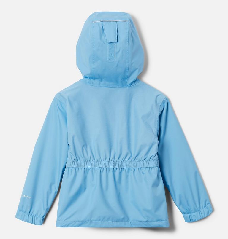Rainy Trails mit Fleece gef&uuml;tterte wasserdichte Jacke &ndash; f&uuml;r Kleinkinder M&auml;dchen, Color: Vista Blue, Vista Blue Slub, image 2